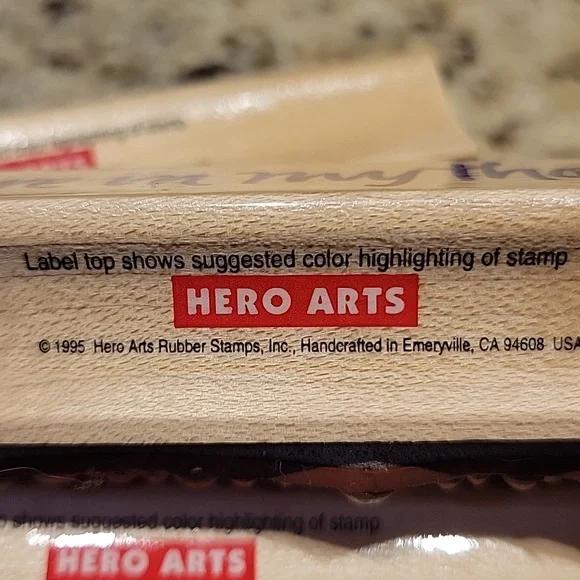 1995 Hero Arts Stamp Phrases - Picture 3 of 3